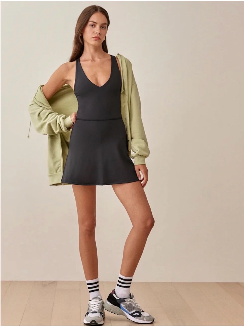 Like New Reformation Bella Ecomove Active Dress Size L